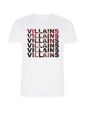 VILLAINS REPEAT T-SHIRT - Medium & 2XL only